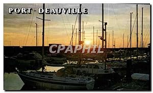 Immagine del venditore per Carte Postale Moderne Deauville Calvados Coucher de soleil sur Port Deauville Bateaux venduto da CPAPHIL