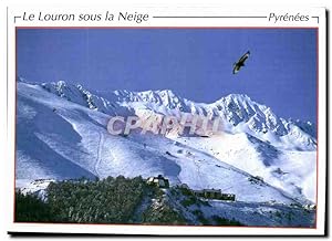 Image du vendeur pour Carte Postale Moderne Hiver en Valle du Louron La Station de Ski de Val Louron Vautour Fauve Rapace mis en vente par CPAPHIL