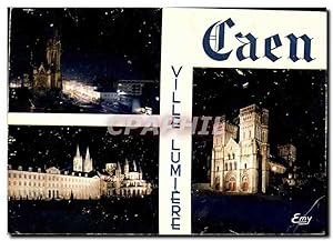 Immagine del venditore per Carte Postale Moderne Caen Calvados L'Eglise Saint Pierre L'Abbaye aux hommes et Htel de Ville L'Eglise de la Trinite venduto da CPAPHIL