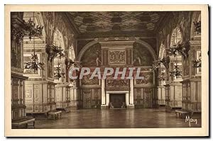 Seller image for Carte Postale Ancienne Les Petit Tableaux de L'le de France Palais de Fontainebleau la Galerie Henri II ou Salle de Ba for sale by CPAPHIL