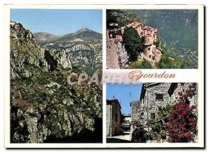 Carte Postale Moderne Gourdon Cote d'Azur French Riviera