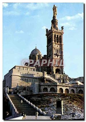 Seller image for Carte Postale Moderne La France Mariale Marseille Basilique Notre Dame de la Garde for sale by CPAPHIL