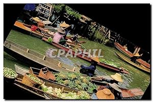 Image du vendeur pour Carte Postale Moderne Damnoen Saduak Floating Market Thailand mis en vente par CPAPHIL