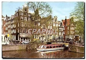 Carte Postale Moderne Amsterdam Holland Singel Brouwersgracht