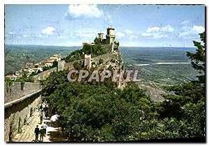 Seller image for Carte Postale Moderne Repubblica di S Marino la Fortresse for sale by CPAPHIL