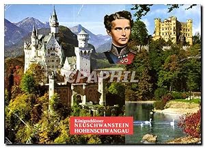 Carte Postale Moderne Konigsschlosser Neuschwanstein und Hohenschwangau Bayerische Alpes Châteaux...