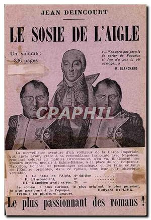 Carte Postale Moderne Jean Deincourt Le Sosie de l'Aigle Napoleon 1er