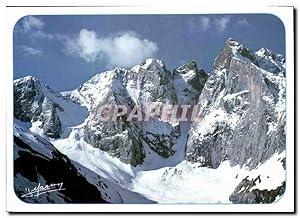 Image du vendeur pour Carte Postale Moderne Les faces Nord du massif du Vignemale Petit Vignemale Pointe Chaussenque Piton Carre mis en vente par CPAPHIL