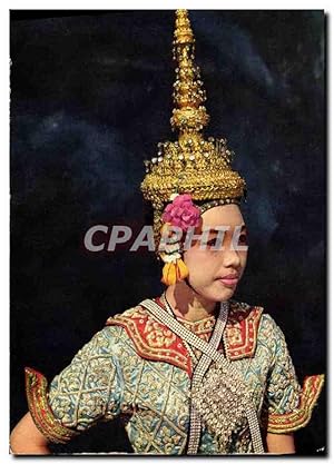 Seller image for Carte Postale Moderne A Thai Girl in the Dance Costume for sale by CPAPHIL