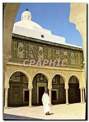 Carte Postale Moderne Kaironan Tunisie Mosquee Sidi Le Patio