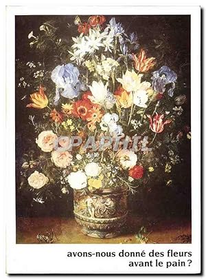 Immagine del venditore per Carte Postale Moderne Jan Bruegel 1558 1625 Vase avec fleurs et insectes Stockholm Musee National venduto da CPAPHIL