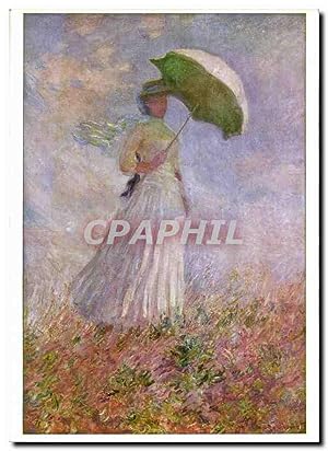 Imagen del vendedor de Carte Postale Moderne Claude Monet 1840 1926 Femme a l'ombrelle a la venta por CPAPHIL