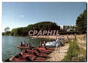 Carte Postale Moderne Saint Paul les Dax le Lac de Christus la plage et les Pedalo