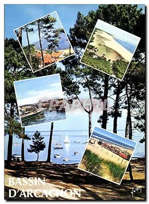 Image du vendeur pour Carte Postale Moderne Couleurs et Lumiere de France Bassin d'Arcachon Gironde Pointe aux Chevaux Dune du Pilat Parc a mis en vente par CPAPHIL