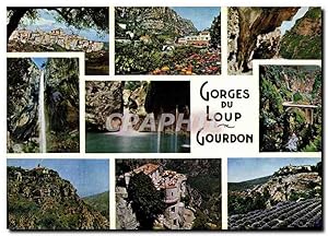 Carte Postale Moderne Gorges du Loup Gourdon