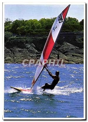 Carte Postale Moderne Planche a voîle