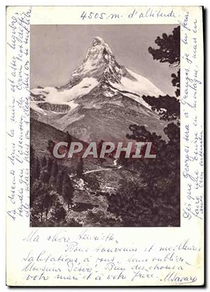 Immagine del venditore per Carte Postale Moderne Matterhorn von der Riffelaip Le Mont Cervin vu de Riffelaip venduto da CPAPHIL