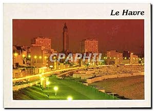 Carte Postale Moderne Le Havre S Mar vue se nuit