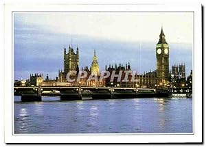 Image du vendeur pour Carte Postale Moderne Londres le pont de Westminster le Parlement en Big Ben mis en vente par CPAPHIL