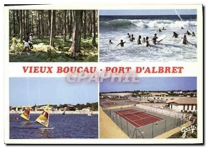 Bild des Verkufers fr Carte Postale Moderne Paysages des Landes Jogging dans la fort Balgnade Planche a vole sur le Lav Tennis les Arenes zum Verkauf von CPAPHIL