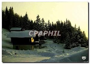 Image du vendeur pour Carte Postale Moderne Images de Nos Montagnes en Hiver Chalets en hiver mis en vente par CPAPHIL