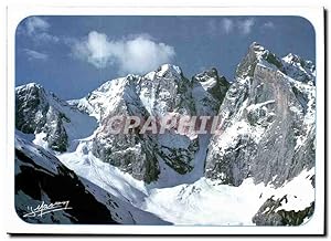 Seller image for Carte Postale Moderne Les faces Nord du massif du Vignemale Petit Vignemale Pointe Chaussenque Piton Carre for sale by CPAPHIL