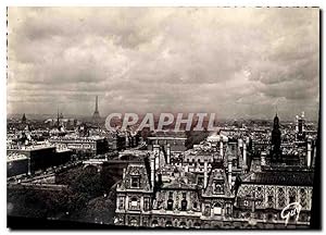 Bild des Verkufers fr Carte Postale Moderne Paris et ses Merveilles la perspective des sept ponts au premier plan l'Htel de Ville de gauche zum Verkauf von CPAPHIL
