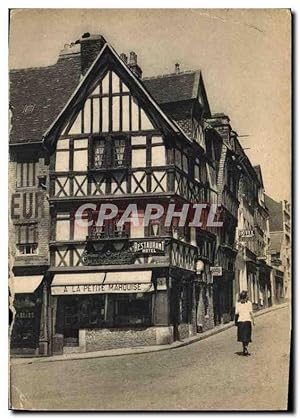 Carte Postale Moderne Lisieux Calvados Vieilles Maisons A la petite Marquise