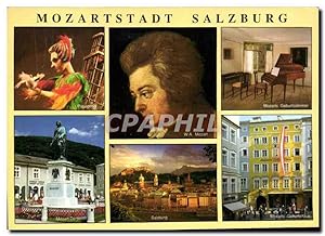 Bild des Verkufers fr Carte Postale Moderne Mozartstadt Salzburg Mozart zum Verkauf von CPAPHIL