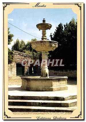 Seller image for Carte Postale Moderne Mantes La Jolie Yvelines La Fontaine Renaissance for sale by CPAPHIL