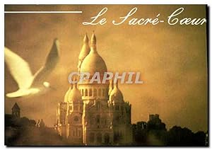 Bild des Verkufers fr Carte Postale Moderne Le Sacre Coeur Lumieres et Scenes de Paris La basilique du Sacre Coeur de Montmartre zum Verkauf von CPAPHIL