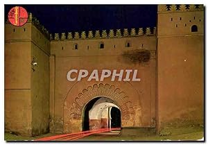 Carte Postale Moderne Marrakech Bab el Khemis la nuit