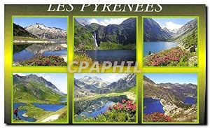 Bild des Verkufers fr Carte Postale Moderne Les Pyrenees lac d'Aumar lac d'Oo lac de Gaube lac d'Oredon et de Cap de Long Etangs de Beys Les zum Verkauf von CPAPHIL