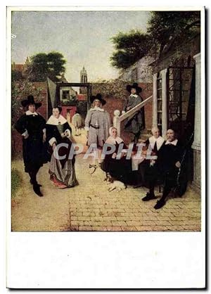 Image du vendeur pour Carte Postale Moderne Pieter de Hoogh Portrait de Famille mis en vente par CPAPHIL