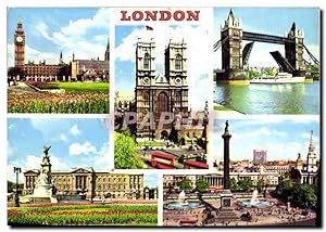 Seller image for Carte Postale Moderne London Big Ben and Houses or Parliament for sale by CPAPHIL