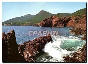 Carte Postale Moderne La Corniche d'Or Les Roches Rouges