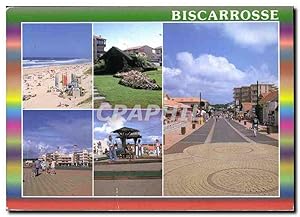 Seller image for Carte Postale Moderne Biscarrosse Plage Cote Landaise La rue pietonne La Plage L'Esplanade La Fontaine Le mini golf for sale by CPAPHIL