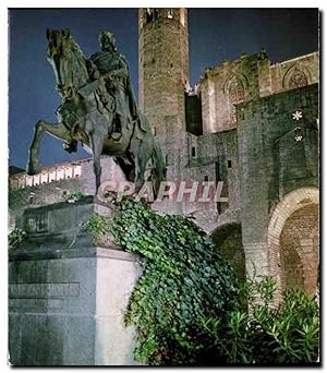 Carte Postale Moderne Barcelona Barrio Gotico Monumento a Berenguer El Grande