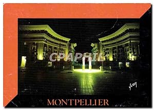 Bild des Verkufers fr Carte Postale Moderne Couleurs et Lumiere de l'Herault a Montpellier le Songe d'une nuit d'ete Magie d'Antigone zum Verkauf von CPAPHIL