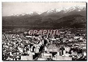 Seller image for Carte Postale Moderne Les Belles Alpes françaises Grenoble vue prise par avion sur les nouveaux Boulevards et la chain for sale by CPAPHIL