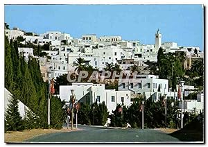 Image du vendeur pour Carte Postale Moderne Sidi Bou Said vue Panoramique Kahia rue de Marseille Tunis mis en vente par CPAPHIL