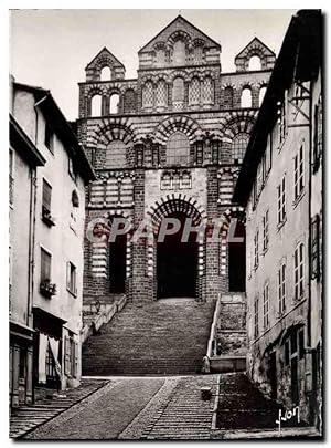 Carte Postale Moderne Le Puy Hte Loire Basilique de Notre Dame du Puy La Façade