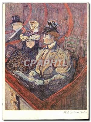 Seller image for Carte Postale Moderne Henri de Toulouse Lautrec La Grande Loge for sale by CPAPHIL