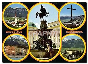 Bild des Verkufers fr Carte Postale Moderne Alpenstadt Innsbruck Tirol Amras Leopoldsbrunnen zum Verkauf von CPAPHIL