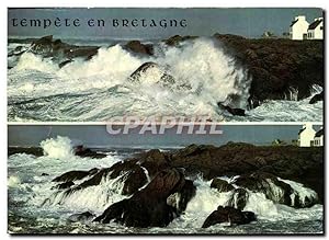 Immagine del venditore per Carte Postale Moderne Tempte en Bretagne Flux et Reflux venduto da CPAPHIL