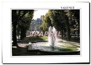 Carte Postale Moderne Images de France Drome Valence les Fontaines des Boulevards