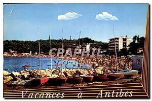 Imagen del vendedor de Carte Postale Moderne Vacances a Antibes Bateaux a la venta por CPAPHIL