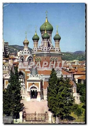 Bild des Verkufers fr Carte Postale Moderne Nice L'Eglise Orthodoxe Russe Russie Russia zum Verkauf von CPAPHIL