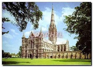 Carte Postale Moderne Salisbury Cathedral from the south west