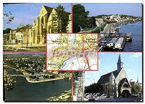 Image du vendeur pour Carte Postale Moderne Andresy L'Eglise Conflans vue gnrale et Fin d'Oise Maurecourt L'Eglise Notre Dame mis en vente par CPAPHIL